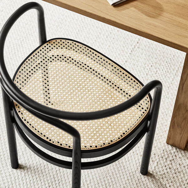 PK15™ stol, black ash, Fritz Hansen