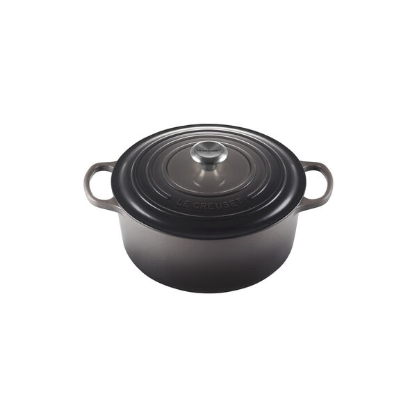 Signature rund st&oslash;bejernsgryde &Oslash; 28 cm, flint, Le Creuset