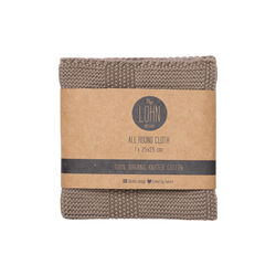 Strikket Klud, ginger snap, By LOHN