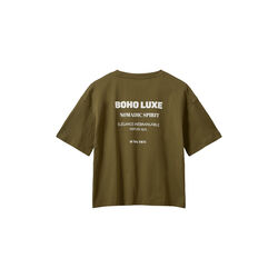 VERASW BOXY PRINTED T-SHIRT, olive green, Sofie Schnoor