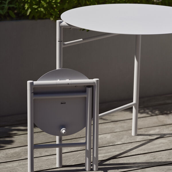 Disc skammel, soft grey, Zone Denmark