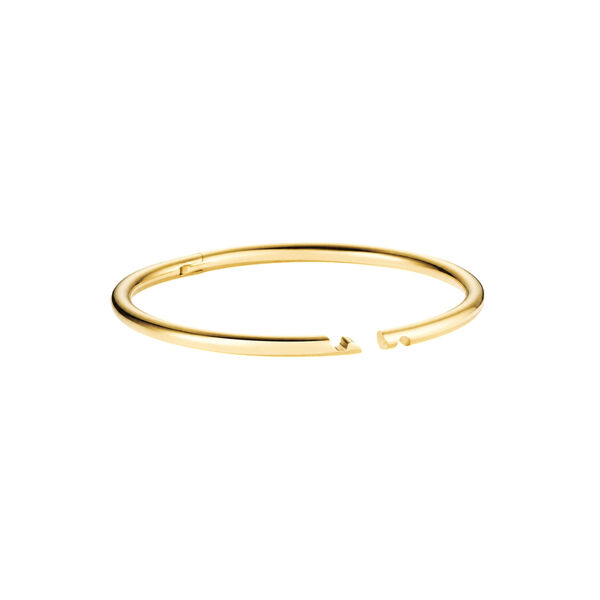 AN-O Bracelet, light gold, bangle up