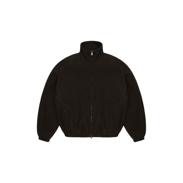 Fleece Zip Jacket, Bark, Rains