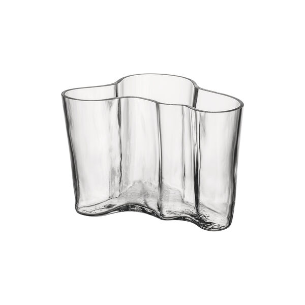 Alvar Aalto vase 14 cm, klar, Iittala