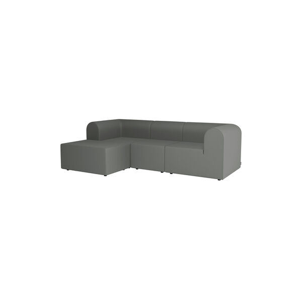 Paradigm 3-personers sofa med puf, Remix 123, Montana Furniture