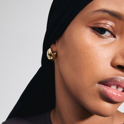 INTENT &Oslash;reringe, gold plated, Pilgrim