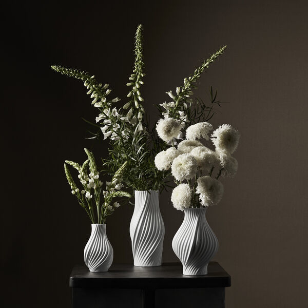 Twist Vase 25 cm, Lyngby Porcelæn