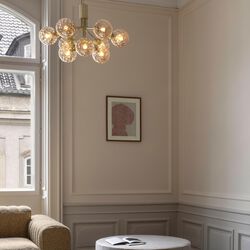 Apiales 9 Pendant, brushed brass/optic gold Apiales 9 Pendant, brushed brass/optic gold, Nuura