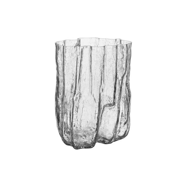 Crackle vase, clear, Kosta Boda