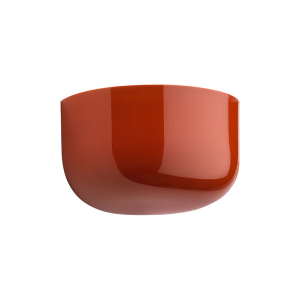 Bellhop Wall Up v&aelig;glampe, brick red, Flos