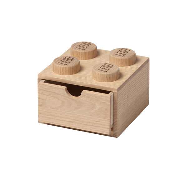 LEGO® 2x2 opbevaringskasse, sæbebehandlet eg LEGO® 2x2 opbevaringskasse, sæbebehandlet eg, Room Copenhagen