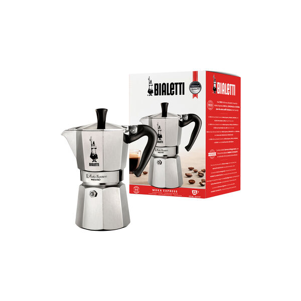 Moka Express espressokande, 12 kopper, Bialetti