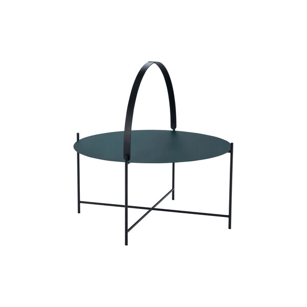 EDGE bakkebord, pine green/black, HOUE