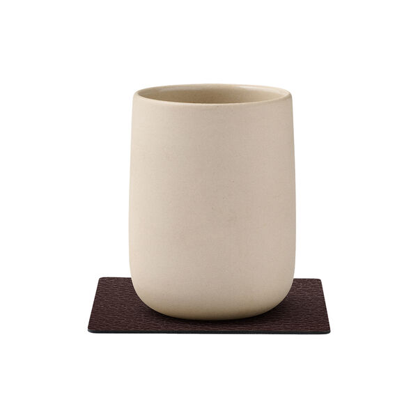 Bull glasbrik Square, brown, LIND DNA