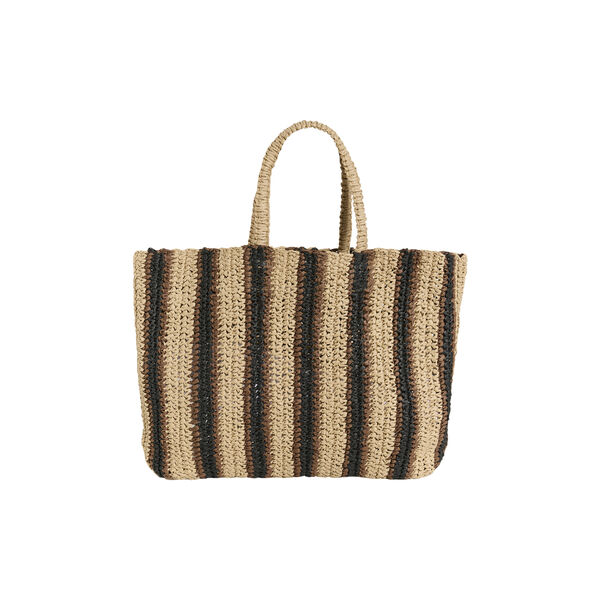 GiorgiaPW Bag, natural, brown &  black stripe, Part Two