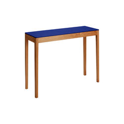 Console Table, KaBo blue/oiled oak, a seat in Siena