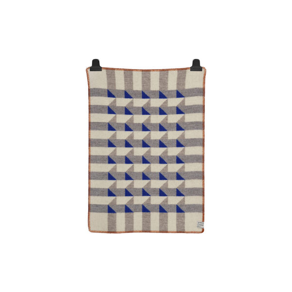 KVAM Baby Size Throw, blue, Røros Tweed
