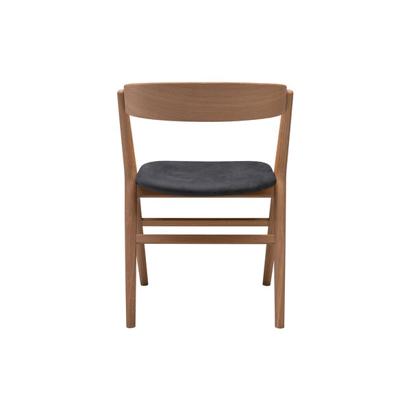 Sibast No 9 spisebordsstol, s&aelig;behandlet eg/dark grey, Sibast Furniture