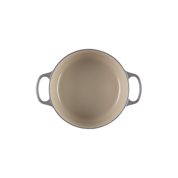 Signature rund st&oslash;bejernsgryde &Oslash; 24 cm, flint, Le Creuset