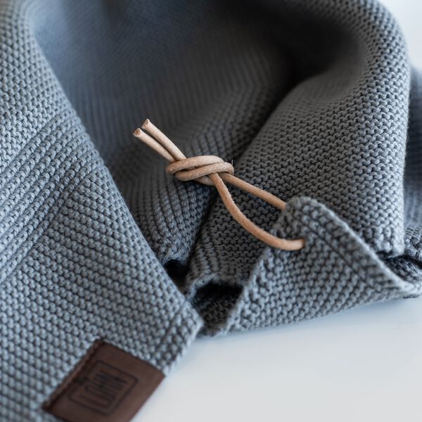 Strikket Håndklæde, spanish grey, By LOHN