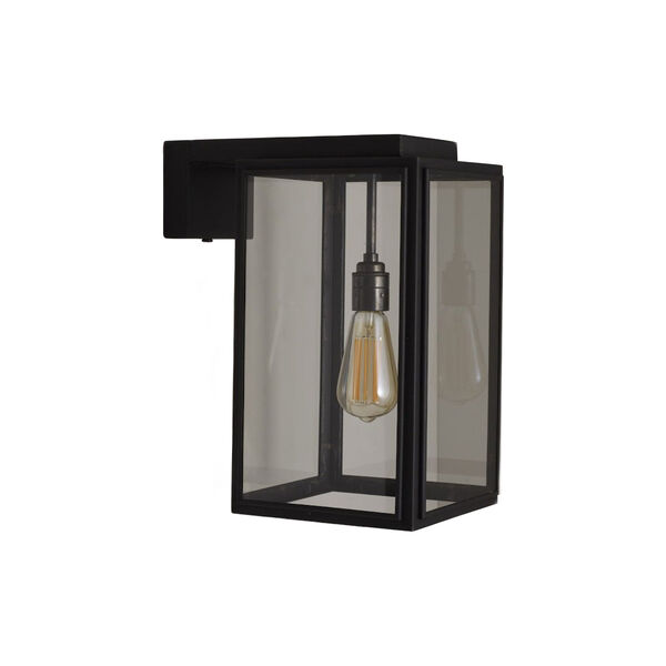 Portico Wall Light Small , weathered brass/clear, Original BTC
