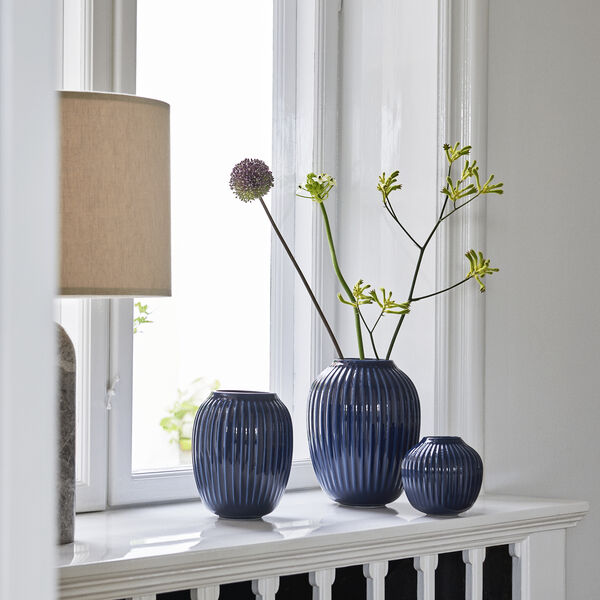 Hammershøi vase, indigo, Kähler Design