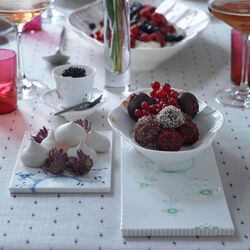 Blå Elements serveringsbræt 18 cm Blå Elements serveringsbræt 18 cm, Royal Copenhagen