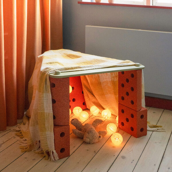 2 x balancebomme, dusty green, MODU