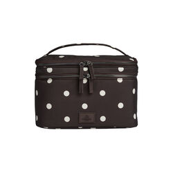 TreasureMBG Toiletry Bag Rec., polka dot, brown, Markberg