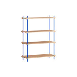 Shelving Classic Medium, oak/deep blue, MOEBE