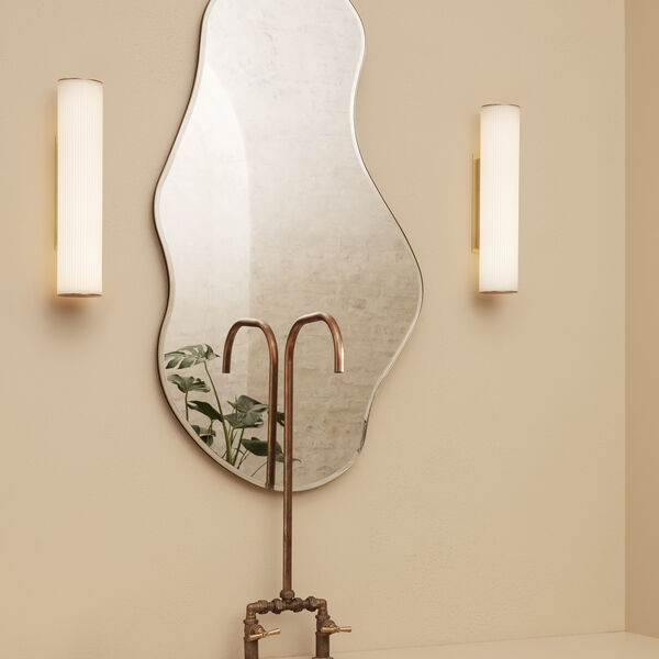 Pond Mirror Large, brass, Ferm Living