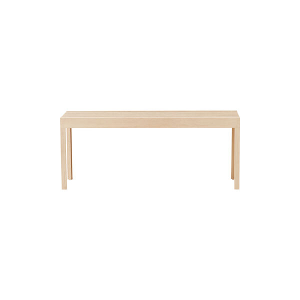 Lightweight Bench, white oiled oak Lightweight Bench, white oiled oak, Form & Refine