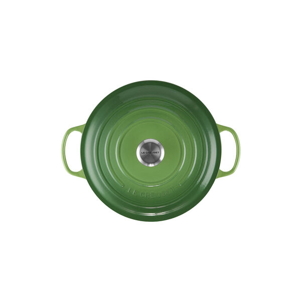 Signature rund st&oslash;bejernsgryde &Oslash; 28 cm, bamboo green, Le Creuset