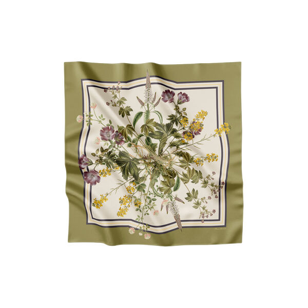 Green Flora silketørklæde, Flora Danica Denmark