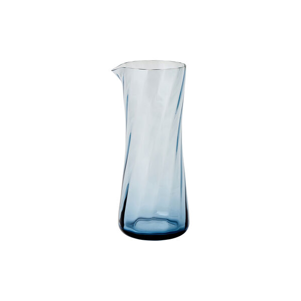 Concave karaffel, atlantic blue, Stilleben