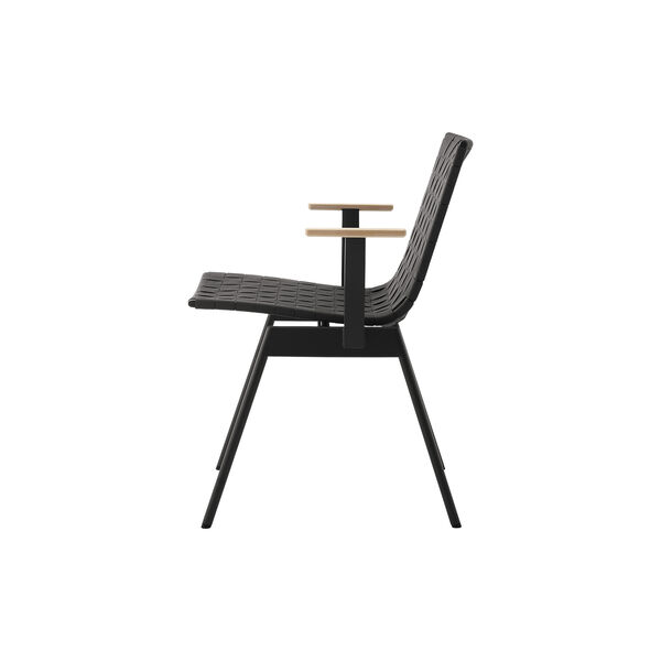 Ville AV34 Outdoor Armchair, warm black, &Tradition