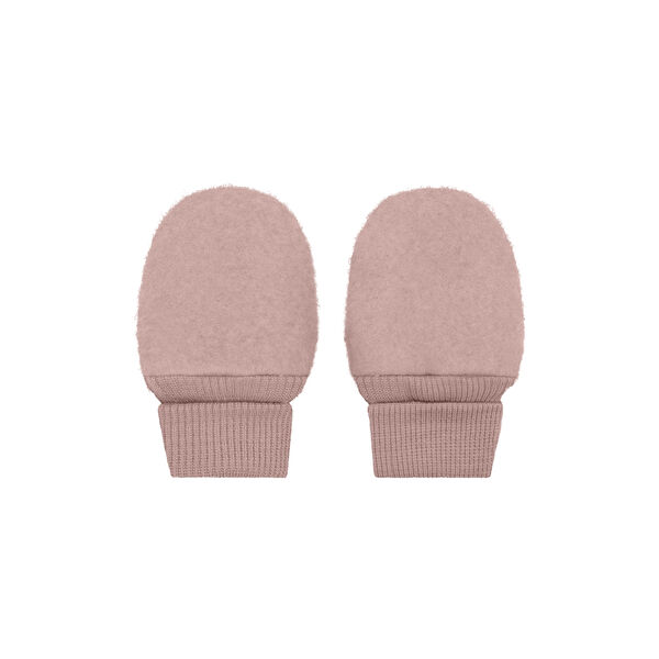 Mittens Wool Fleece, mahogany rose, HUTTEliHUT