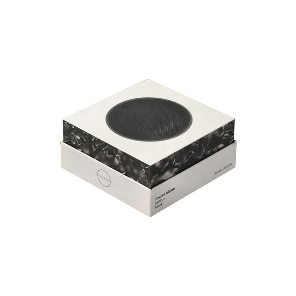 Røgalarm optisk, sort, Jacob Jensen