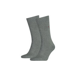 Tommy Hilfiger Men Sock Classic, middle grey melange, Tommy Hilfiger