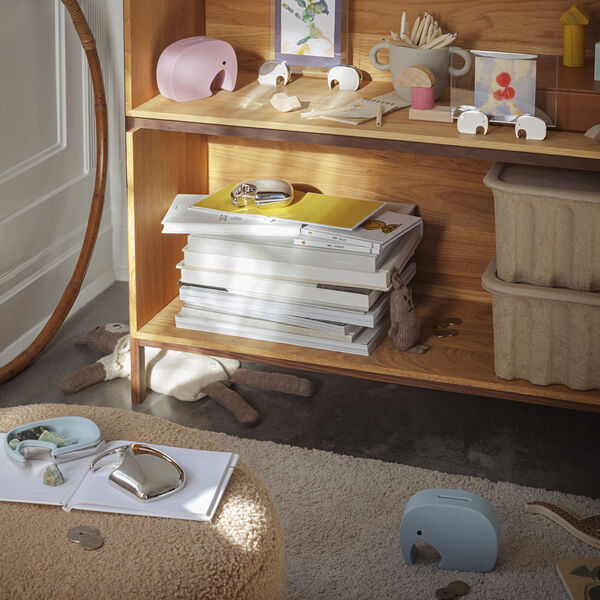 Elephant &aelig;ske, bl&aring;, Georg Jensen