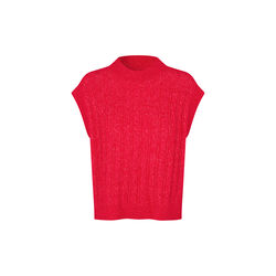 FinnLL Knit Vest SL, red, Lollys Laundry