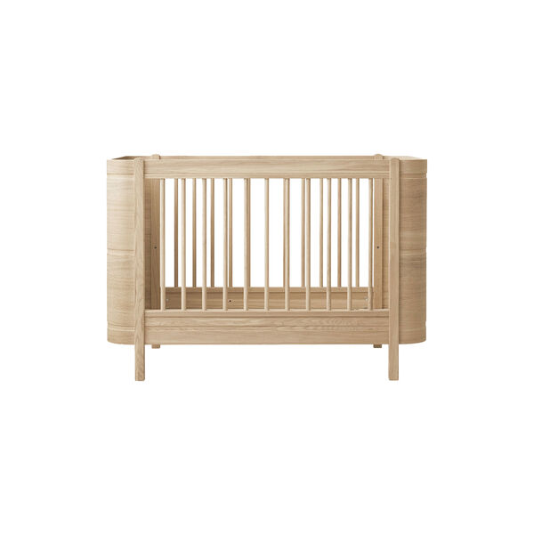 Wood Mini+ tremmeseng inkl. junior kit 68x122/162 cm, eg, Oliver Furniture