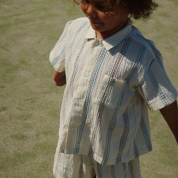 Vincent SS Shirt, antique white, Konges Sl&oslash;jd