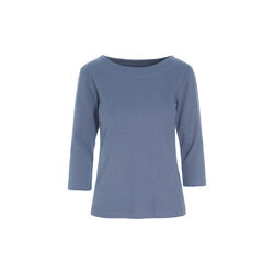 Naibu rib bluse med 3/4 ærme, moonstone, BITTE KAI RAND