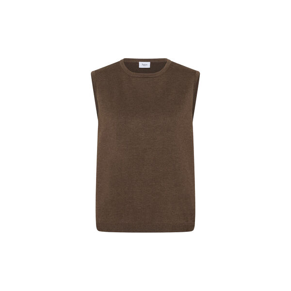 MilaSZ Vest, fondue fudge melange, Saint Tropez