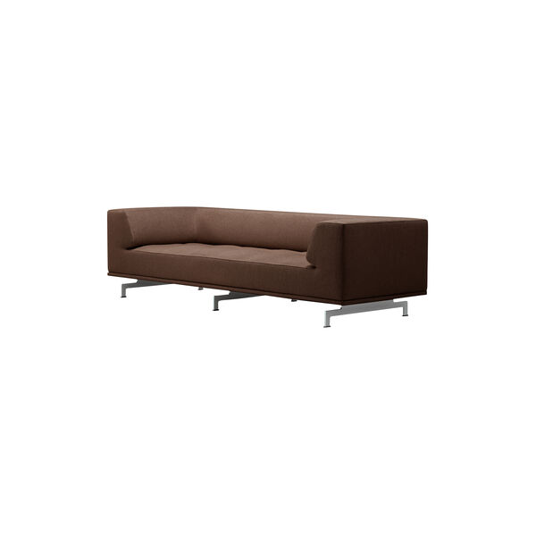 4511 Delphi 3 pers. sofa, keiga 382/aluminium, Fredericia Furniture