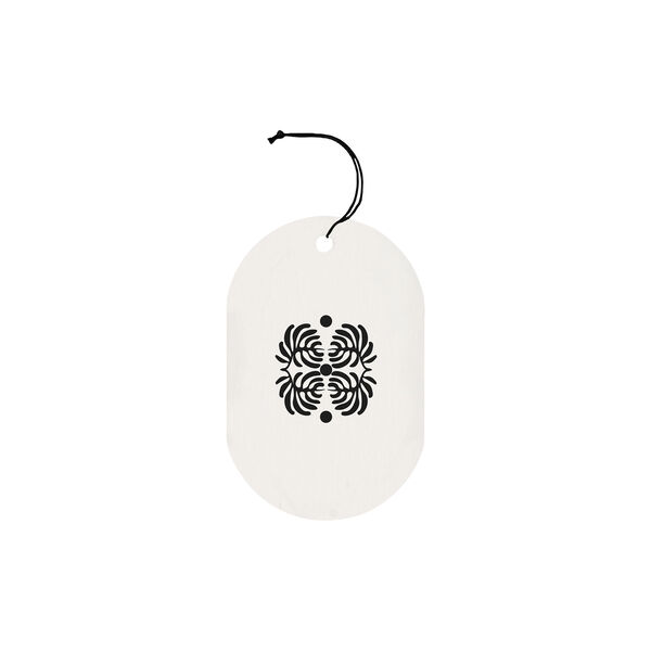 No. 8 Scented Car/Room Tag, White Lotus Flower No. 8 Scented Car/Room Tag, White Lotus Flower, Candly & Co