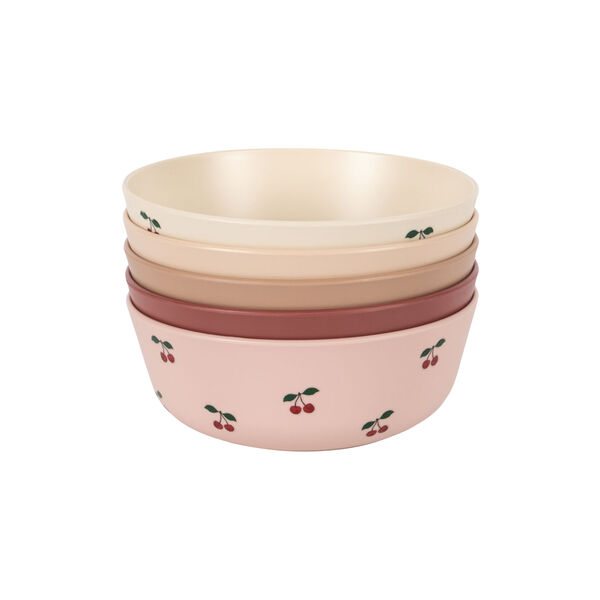 5 Pack Bowl, cherry mix, Konges Sl&oslash;jd