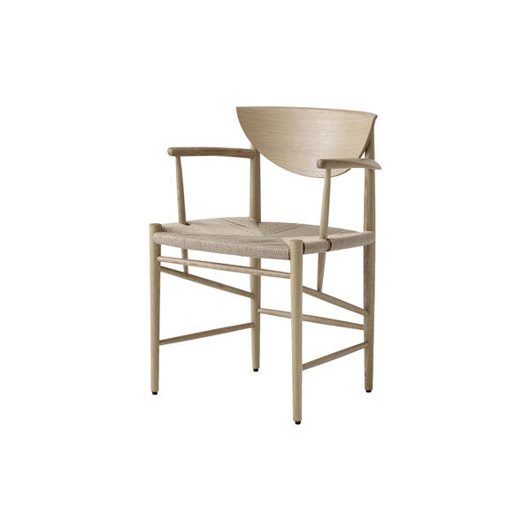 Drawn HM4 spisebordsstol, olieret eg, &Tradition