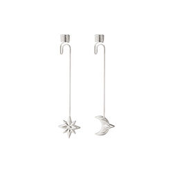 2024 Lyseholdere stjerne & m&aring;ne, s&oslash;lv, Georg Jensen